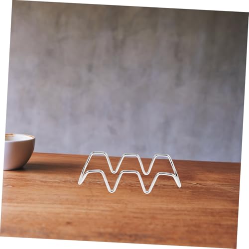 Soporte metálico para botellas y copas de encimera, 2 piezas miniatura 5