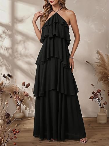 Image of SOLY HUX Women's Wedding Guest Maxi Dress