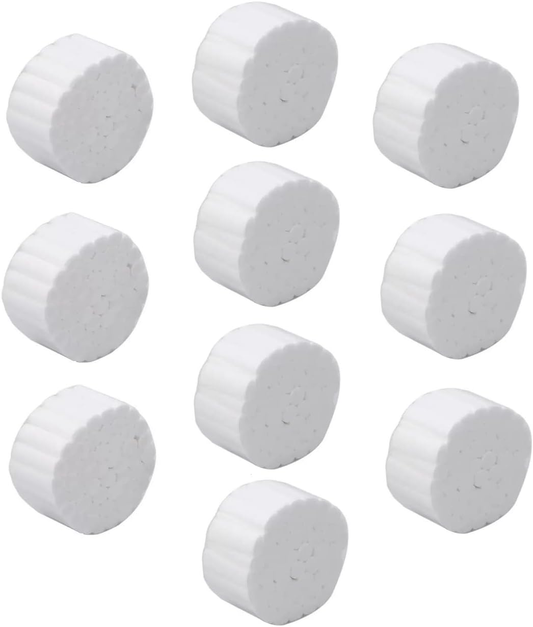 Dental Gauze Cotton Rolls #2 Medium Premium Quality Cotton Pads Non Sterile Rolled Cotton Ball for Adults & Kids (500)