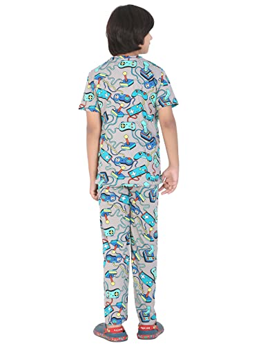 Image of Ninos Dreams Boys Cotton Coord Set /Boys Night Suit /Boys Loungewear /Boys Night Dress