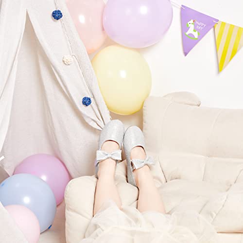 Image of Felix & Flora Toddler Flower Girl Dress Shoes - Girl Ballet Flats Party School Shoes Wedding