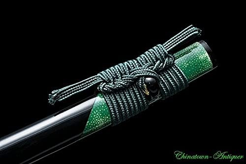 Miniatura 9 de Espada japonesa Honsanmai Kobuse Jihada forjado SandwichHoja de acero Hamon