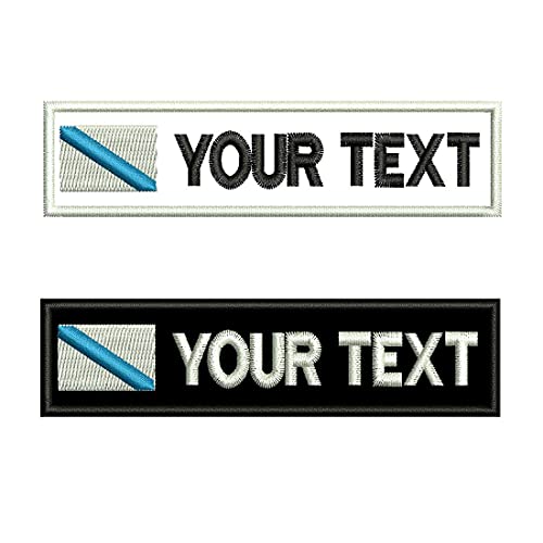 Personalizado España Galicia Bandera Nombre Etiquetas Parche Militar Bordado Hierro en Gancho Respaldo (color5)