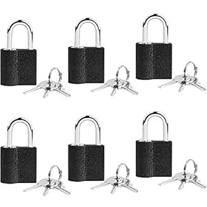Lamondre XHSPAD06 6-Pack Keyed Padlocks
