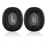 JECOBB Replacement Earpads for JBL E55 E55BT Quincy Edition Over-Ear Headphones with Protein Leather & Memory Foam Ear Cushions (Black)