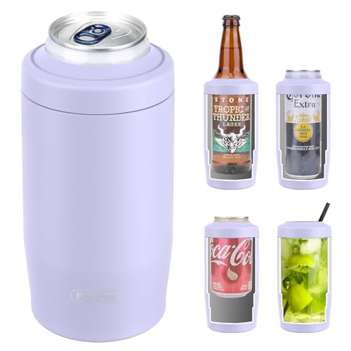 Image of Morefeel 4-in-1 Insulated Can Cooler for 12 oz Cans & Bottles