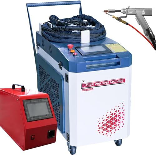 WTTTOOLS Laser Welding Machine 1500 W (0.874mW) 2-in-1 Laser Welder 220V Handheld Fiber Laser Welding Gun Welding Class 2 with Auto Wire Feeder for Metal Carbon Stainless Steel Aluminum, etc.