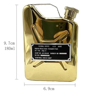 Amazon.co.jp: bestler スキットル ボトル 6.3oz ウイスキー携帯