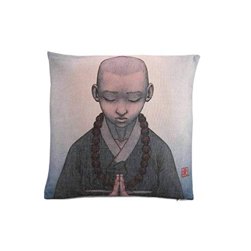 lachineuse Housse DE Coussin Asiatique 'Bonze Zen'