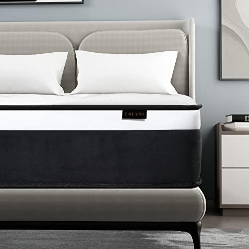 King Mattress,8 Inch Euro Top King Size Mattress in a Box,Memory Foam Hybrid Mattress with Individually Pocket Springs,Medium Firm,Strong Edge Support,CertiPUR-US (8 Inch, King)