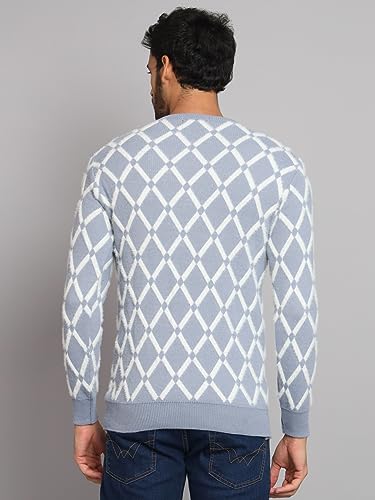 Image of eWools Men's Winterwear Woolen Striped Sweaters