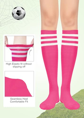 Image of American Trends Women Softball Socks Knee High Tube Socks Long Baseball Soccer Socks for Youth Girls