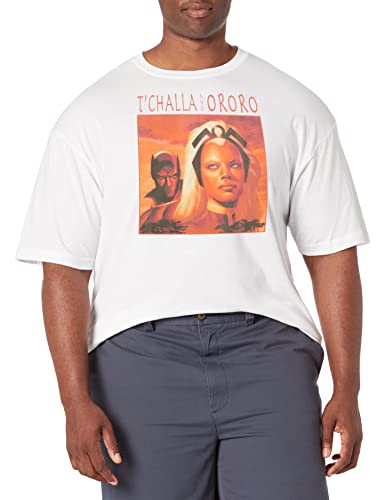T-Shirt Marvel T'Challaoro Homme pour Revêtir la Force du Héros au Quotidien