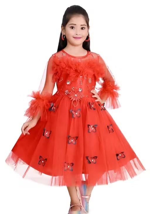 Image of Handcrafted Pori Ethnic Party Frock for