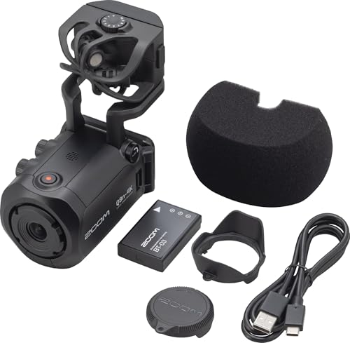 Zoom Q8n-4K Grabadora de vídeo portátil. 4K HDR Video, micrófonos estéreo más dos entradas XLR, grabación de 4 pistas de audio, webcam, para grabaciones y streaming de música, podcasts y más - imagen 3