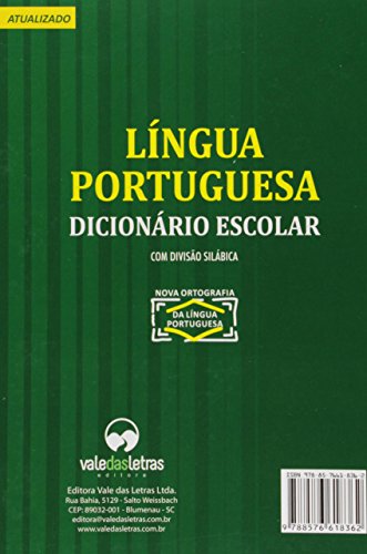 DICIONÁRIO ESCOLAR DE PORTUGUÊS