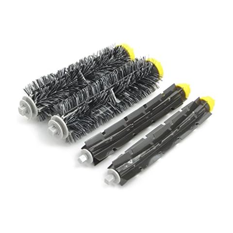 Hochwertiges Hannets® iRobot Ersatzset für die Serien 600 und 700 I i-Robot Roomba Bürsten Roboterstaubsauger Staubsaugroboter Ersatzteil I Roomba Zubehör Saugroboter Ersatzset Hannets Nr 6.2.2 Cover