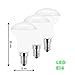 Produktbild E14 LED Reflektor Reflektorlampe R50, ersetzt 40W Glühlampen, LED Birnen Lampe 5W 400lm Warmweiß 2700K 120 ° Abstrahlwinkel [Energieklasse A+] (3er pack)