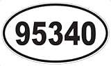 US Decal, Inc. Number 95340 Oval Sticker