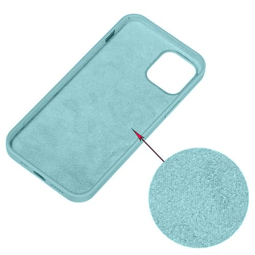 Image of ArmourPro Silicone Back Case for iPhone 15 Pro Max Soft-Touch Case | Moonstone Blue