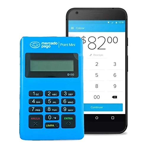 Nova Maquininha De Cartão Point Mini D150 Azul MercadoPago, sem mensalidade, sem aluguel, receba seu