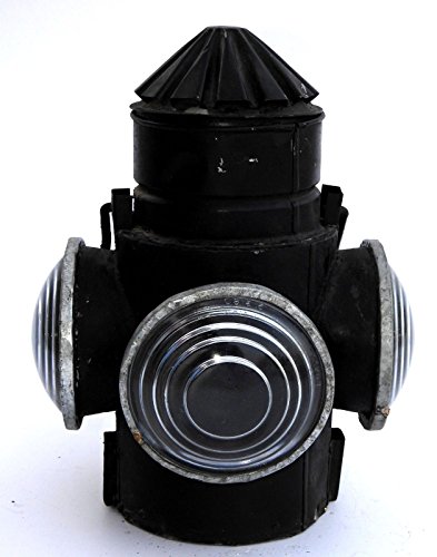 Triveni Art & Crafts Railroad Lantern Vintage Adlake Style Antique