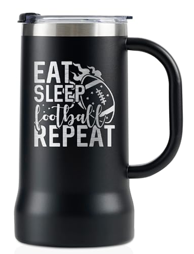 Onebttl Football Beer Stein Tumbler