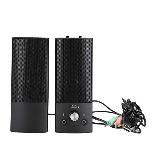 Altavoces Ordenador Altavoz Bluetooth 5.0 para computadora, Altavoz pequeño de Escritorio USB con Cable/inalámbrico Barra de Sonido para...