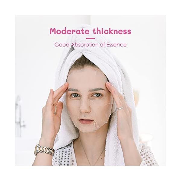 ZealSea Sheet Mask Skin Care (Pack of 7) Beauty Facial Mask Spa Face Mask Birthday Party gifts Women, Men kids Girls - Hydrate, Brighten, Moisturize,Soothe for All Skin Types