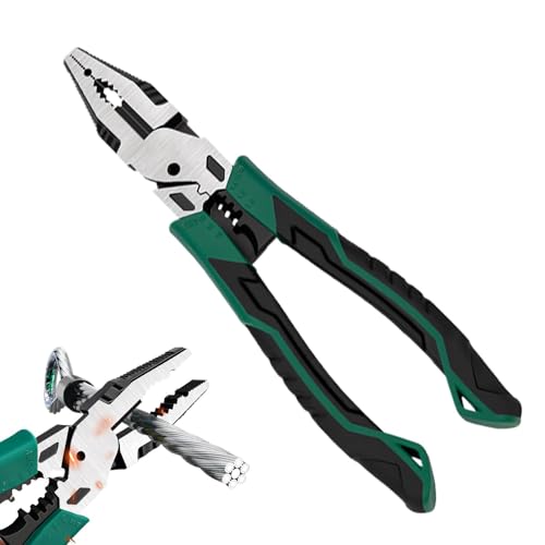 Pinzas eléctricas para cables, pinzas eléctricas manuales | Alicates de corte manual,Pinzas de cableado multiusos para electricistas, amantes de la artesanía y mantenedores