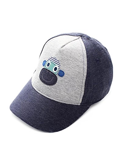 Kids Infant Cute Monkey/Stars Cotton Baseball Hats Sun Visors Cap, 46-48CM Head Girth,fits 6-12Month, Monkey