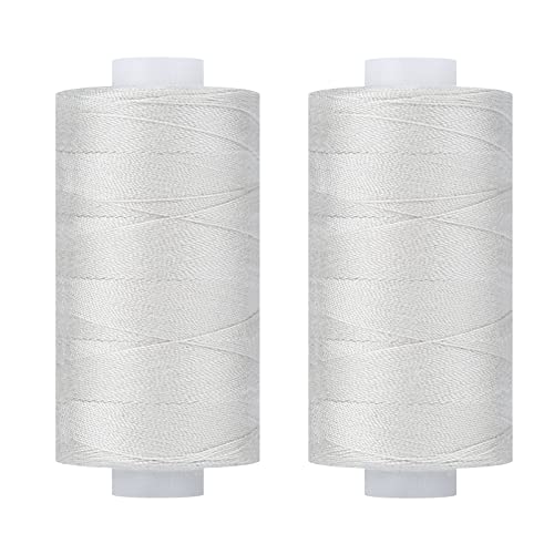 Simthread All Purpose Thread Polyester 400Y Silver Grey
