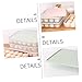 Holibanna 2pcs Storage Holder Stackable Refrigerator Container Lid -keeping Box for Kitchen and Pantry and Safe Organizer for Fridge
