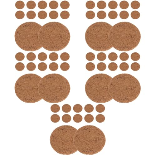 DOITOOL 60PCS Bird Nesting Pads, Pigeon Nests Pads Natural Coconut Fiber Bird Nest Material Pigeon Breeding, Warm Comfortable Bedding Bird Hatching Pads