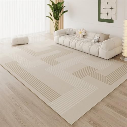 Tapis d'extérieur 180x250cm gris lavable en machine pour salon - 2