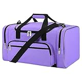YoKelly Sports Duffel Bag 20 inch for Travel Gym - Purple