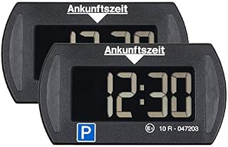 Park mini elektroniczna tarcza parkingowa, cyfrowy zegar parkingowy z oficjalnym dopuszczeniem, zestaw ekonomiczny 2 sztuk