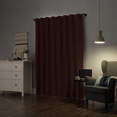 Rideau occultant isolant Sun Zero rouge vin pour une chambre parfaite - 3