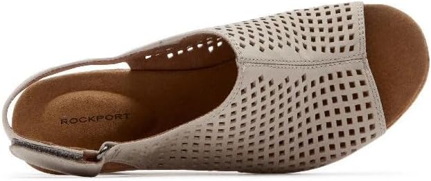 Rockport Womens Briah Perf Sling 8 Taupe Leather