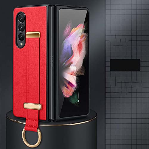Étui bracelet Galaxy Z Fold 4 rouge : finies les chutes de smartphone