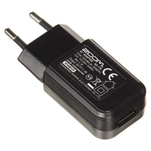 Zoom AD de 17 adaptador AC 240 V para H1 MB/H2 N/H5/H6/R8/Q4/Q8