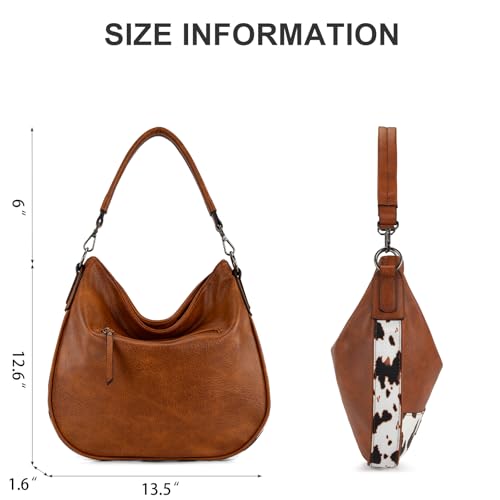 Image of Wrangler Hobo Bags Crossbody Bag for Women Shoulder Purse Handbags with Adjustable Strap