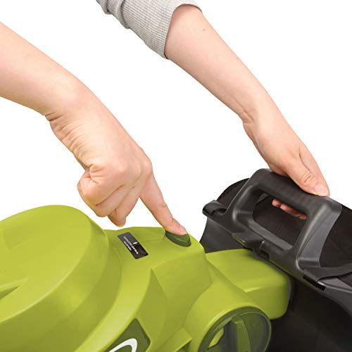 Sun Joe SBJ803E 14-Amp Walk Behind Outdoor Corded-Electric Vacuum Blower + Mulcher, Green