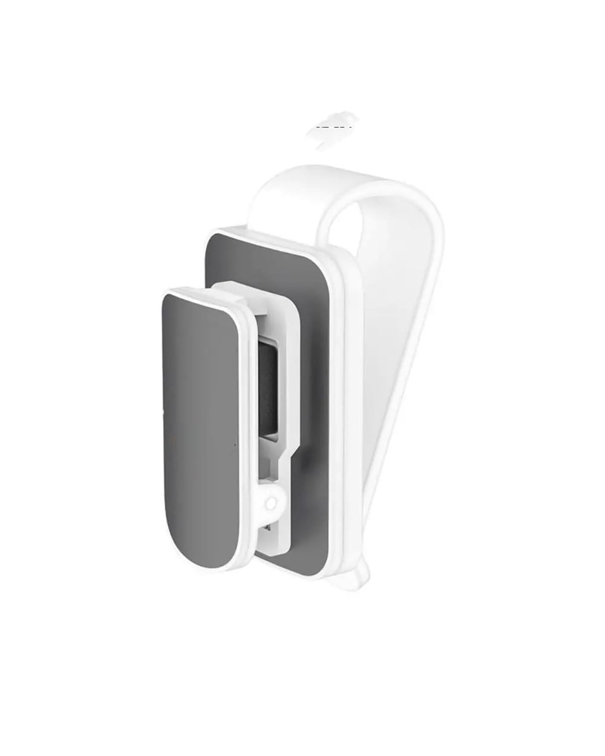 Supporto per Occhiali da Sole, Clip Universale per Visiera Parasole, Supporto per Occhiali da Sole, Supporto per Occhiali da Auto, Supporto per Occhiali da Sole Multifunzionale per Interni Auto, (C)