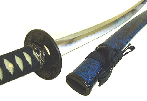 Amazon.co.jp: 美術刀 青雲(模造刀） 大刀・小刀セット 掛け台無し uk