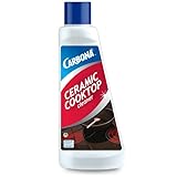 Carbona Ceramic Cooktop Cleaner | Grease & Burnt-On Food Remover | Non-Abrasive Formula | 16.8 Fl Oz, 1 Pack