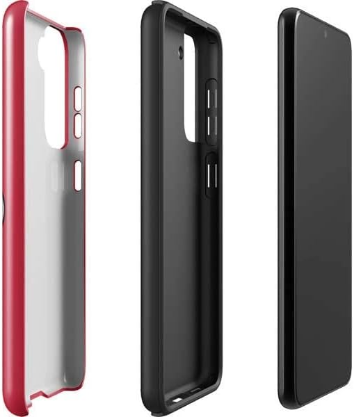 Skinit Pro Phone Case Compatible with Galaxy S22 - Officially Licensed University of Georgia Logo Red Design