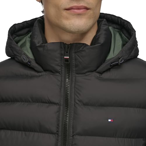 Image of Tommy Hilfiger Men's Down Alternative Hooded Puffer Jacket (Standard and Big & Tall)