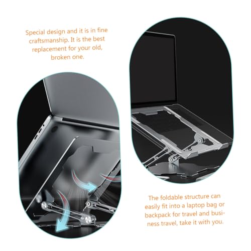 Soporte para laptop ajustable de aleación de aluminio Ciieeo miniatura 7