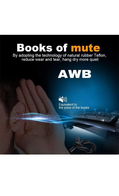 Image of AWB Hybrid Wiper Blades Front + Rear Compatible with Venue(Pack of 3)